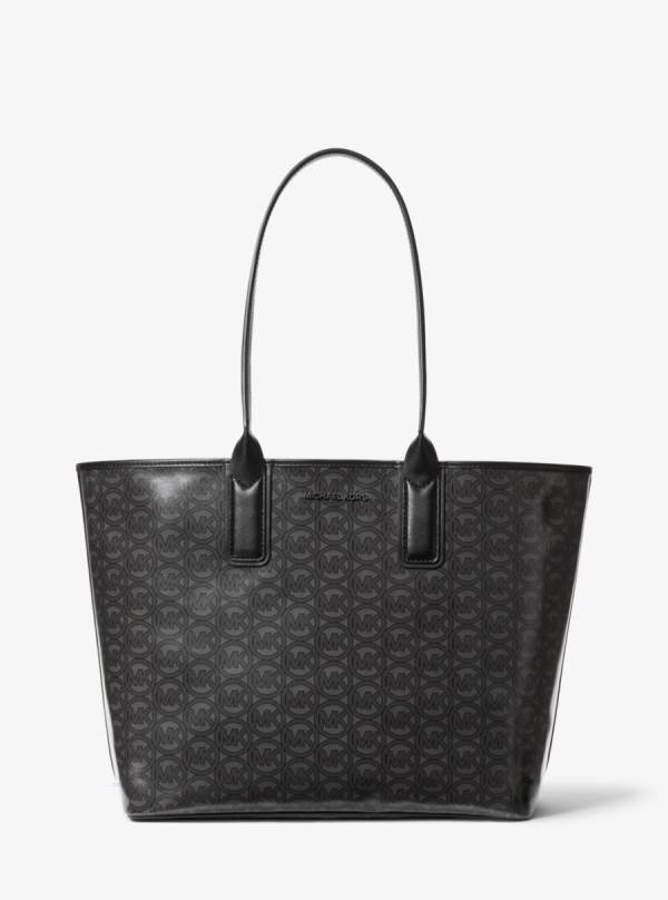 Damske Prenosná Taška Michael Kors Jodie Large Logo Jacquard Čierne - Kabelky Michael Kors Levně | YQOAT-1745